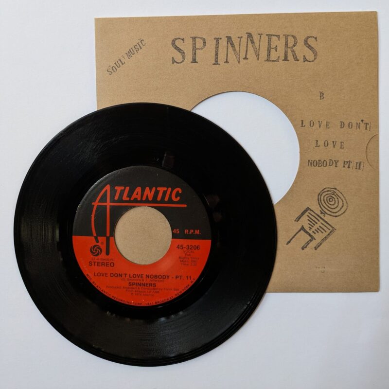 SPINNERS - LOVE DON'T LOVE NOBODY - PT. I / II (1974) VINIL 7"