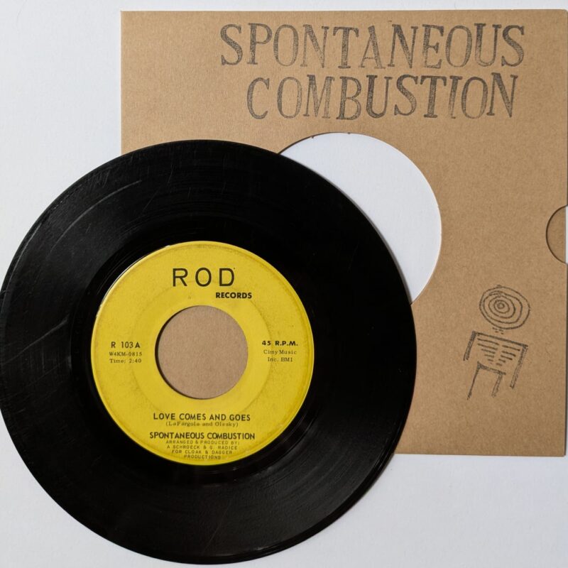 SPONTANEOUS COMBUSTION - WALK ON BY / LOVE COMES AND GOES (1968) VINIL 7"