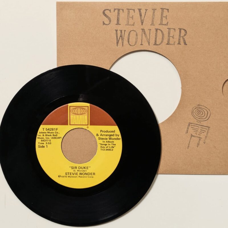 STEVIE WONDER - SIR DUKE / HE'S MISSTRA KNOW-IT-ALL (1976) VINIL 7"