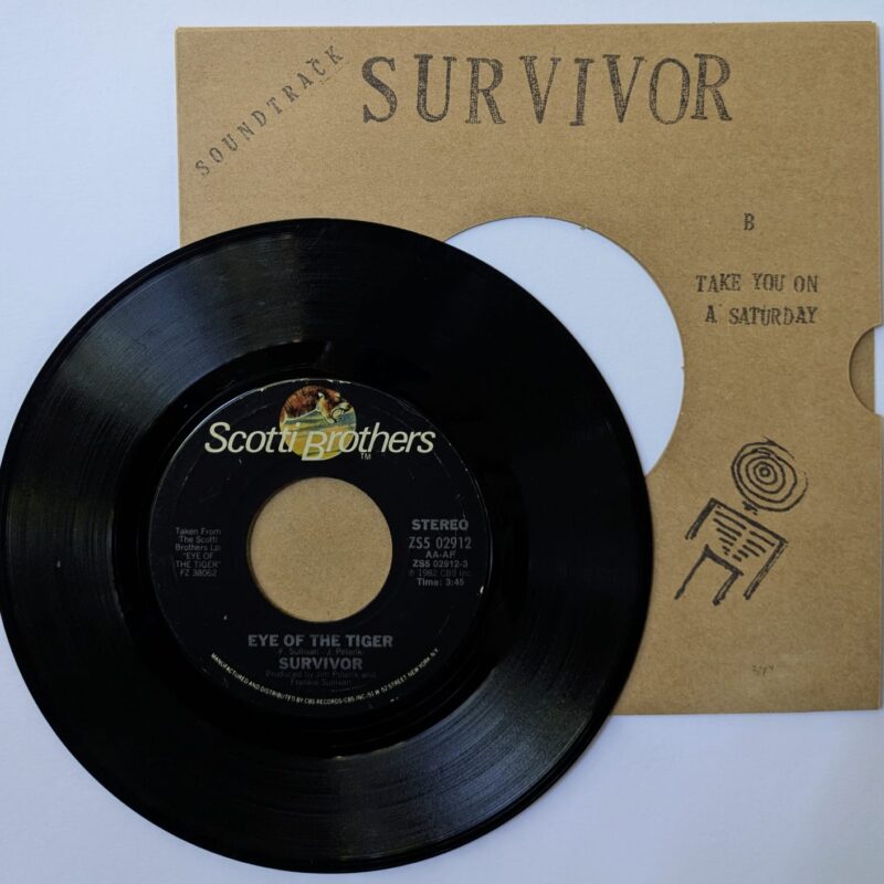 SURVIVOR - EYE OF THE TIGER / TAKE YOU ON A SATURDAY (1982) VINIL 7"