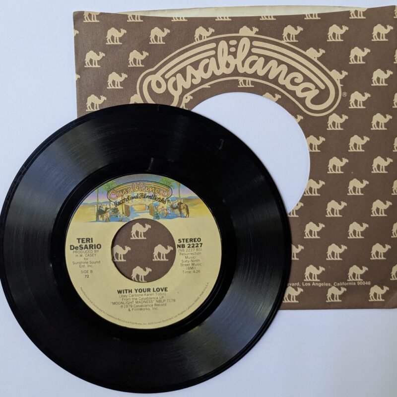 TERI DESARIO WITH K.C. - YES, I'M READY / WITH YOUR LOVE (1979) VINIL 7"