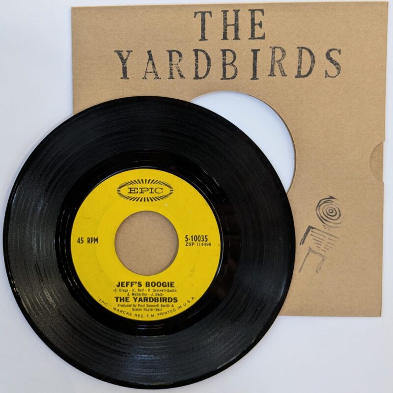 THE YARDBIRDS - OVER UNDER SIDEWAYS DOWN / JEFF'S BOOGIE (1966) VINIL 7"