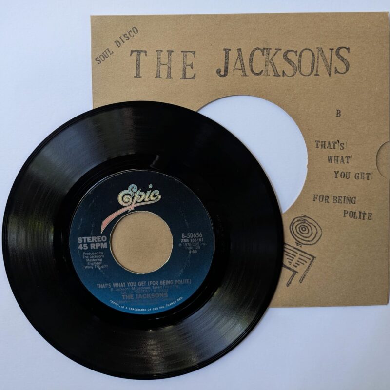 THE JACKSONS - Shake Your Body (Down To The Ground)/That's What You Get (For Being Polite) (1978) VINIL 7"