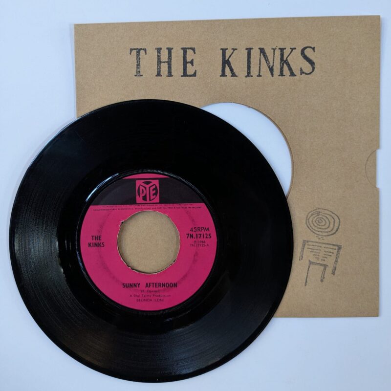 THE KINKS - SUNNY AFTERNOON - I'M NOT LIKE EVERYBODY ELSE (1966) VINIL 7"