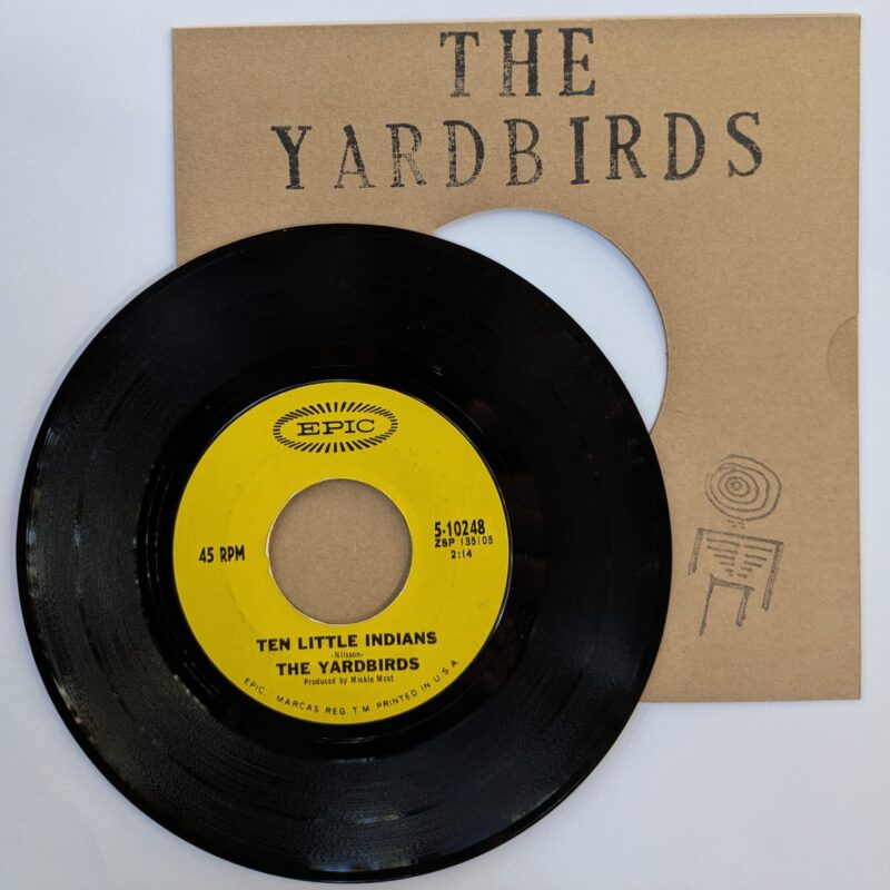 THE YARDBIRDS - TEN LITTLE INDIANS / DRINKING MUDDY WATER (1967) VINIL 7"