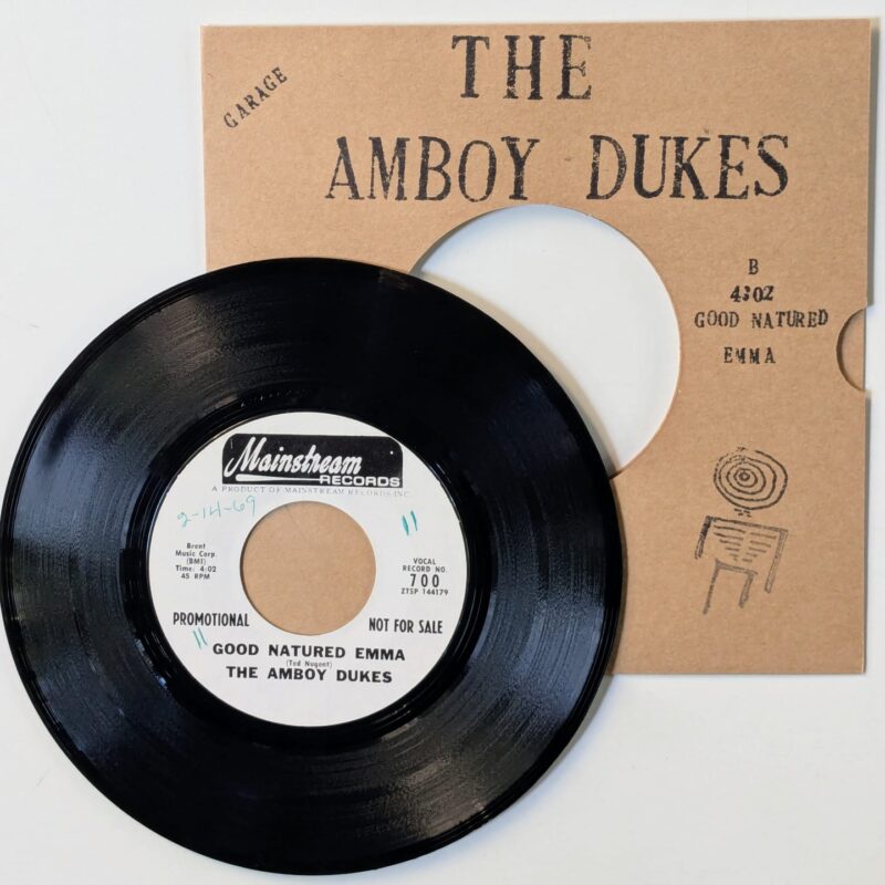 THE AMBOY DUKES - Good Natured Emma 3:17 / Good Natured Emma 4:02 (1969) VINIL 7"