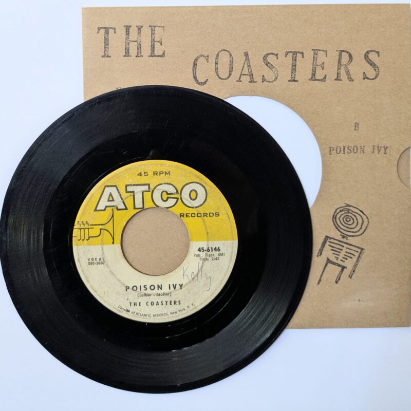 THE COASTERS - I'M HOG FOR YOU / POISON IVY (1959) VINIL 7"