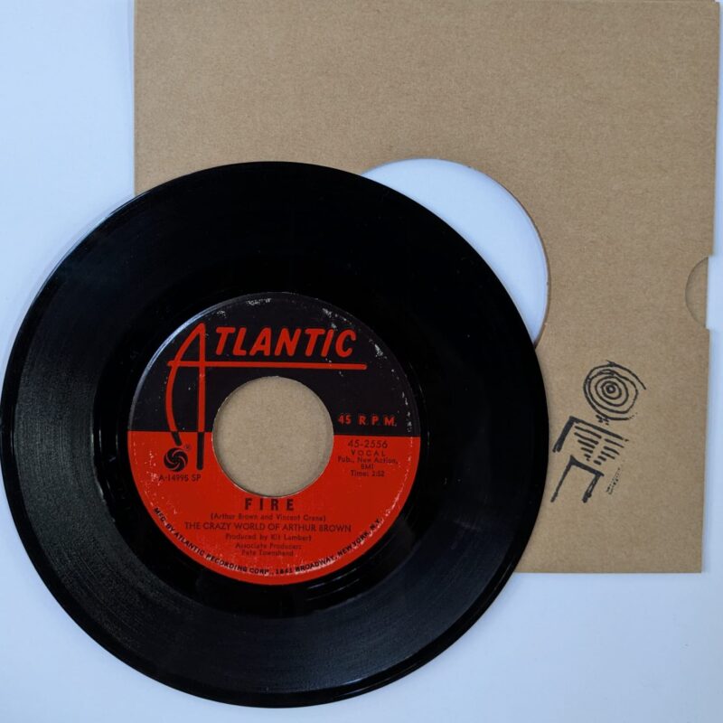THE CRAZY WORLD OF ARTHUR BROWN - FIRE / REST CURE (1968) VINIL 7"