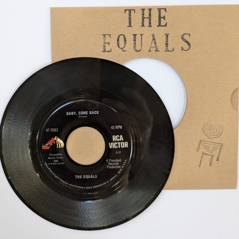 THE EQUALS - BABY, COME BACK / HOLD ME CLOSER (1968) VINIL 7"