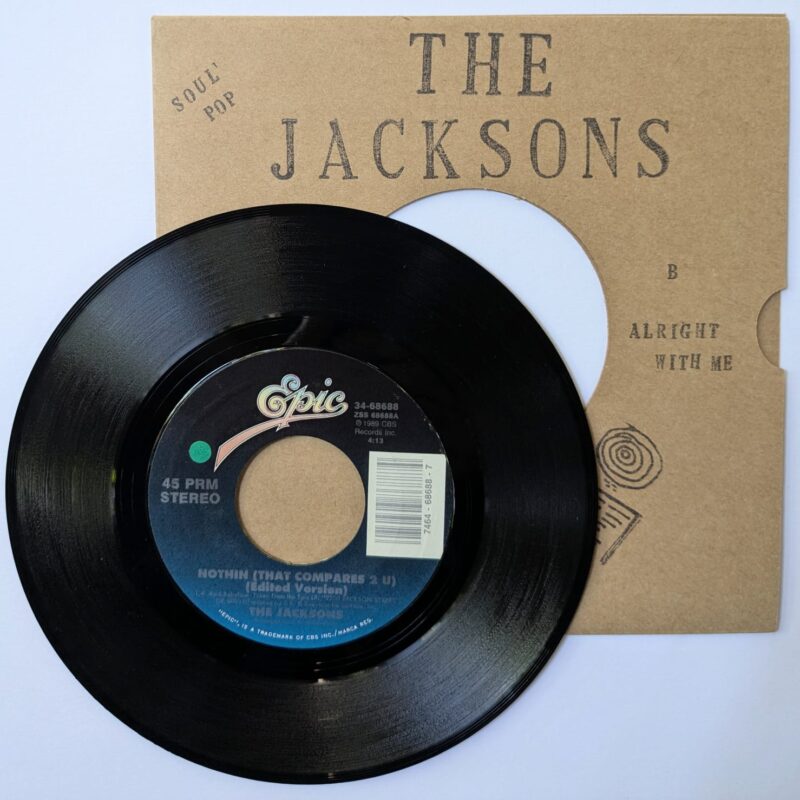 THE JACKSONS - NOTHIN (THAT COMPARES 2 U) / ALRIGHT WITH ME (1989)