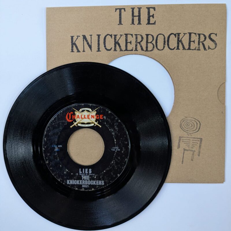 THE KNICKERBOCKERS - LIES / THE COMING GENERATION (1965) vinil 7"