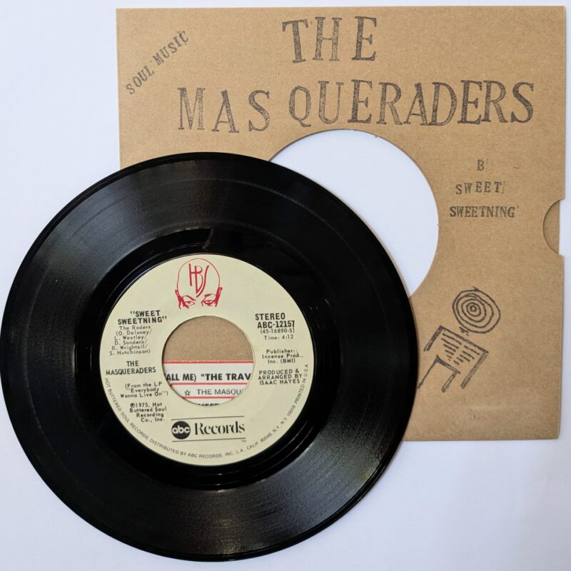 THE MASQUERADERS - (CALL ME) THE TRAVELLING MAN / SWEET SWEETINING (1975) VINIL 7"