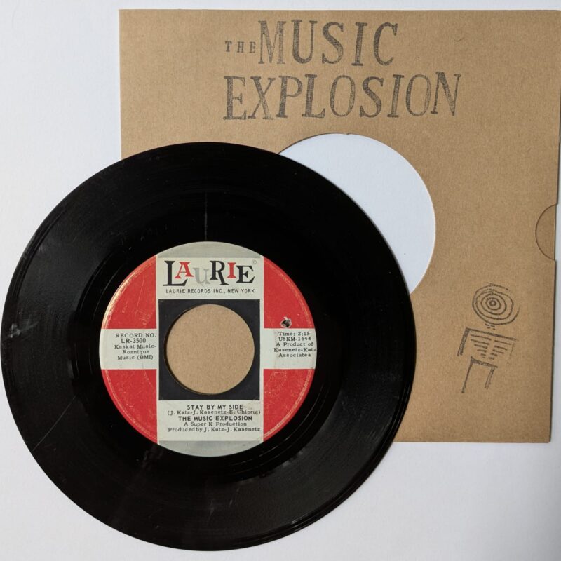 THE MUSIC EXPLOSION - STAY BY MY SIDE / LITTLE BLACK EGG (1969) VINIL 7"