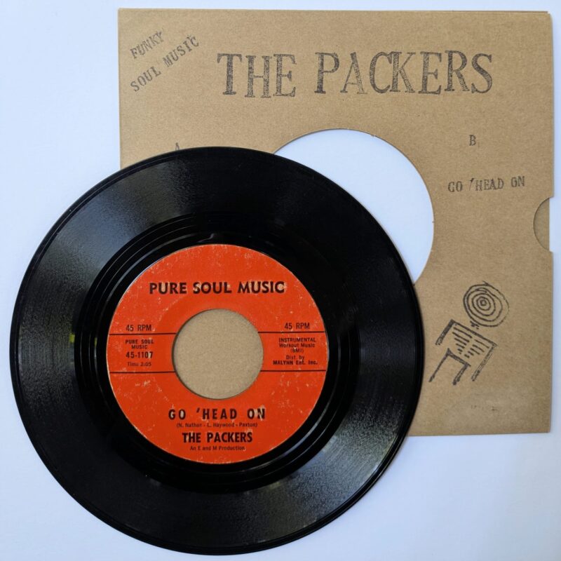 THE PACKERS - HOLE IN THE WALL / GO 'HEAD ON (1965) VINIL 7"