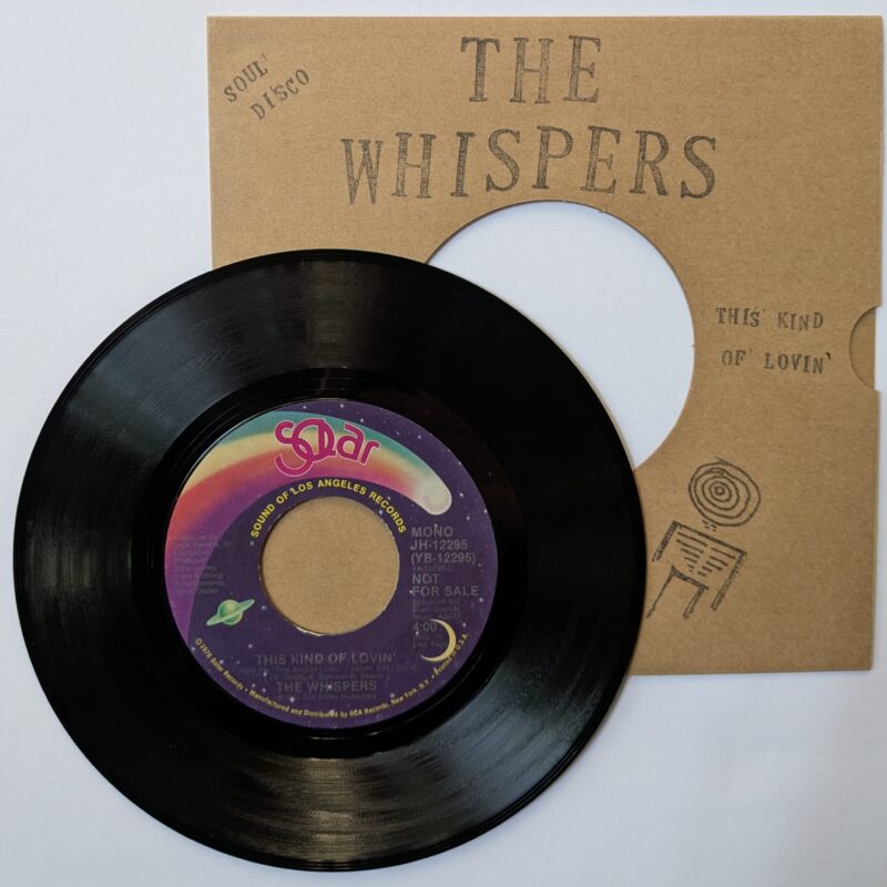 THE WHISPERS - THIS KIND OF LOVIN' MONO / STEREO (1981) VINIL 7"