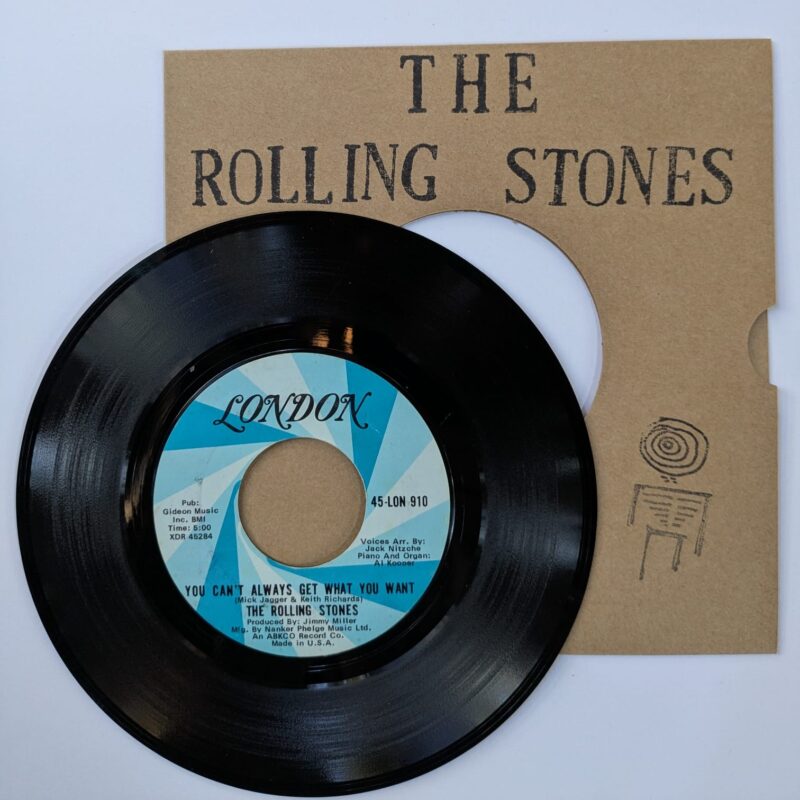 THE ROLLING STONES - HONKY TONK WOMEN / YOU CAN'T ALWAYS GET WHAT YOU WANT (1969) VINIL 7"