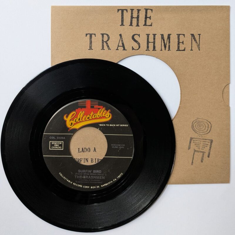 THE TRASHMEN / SHERWOODS - SURFIN' BIRD / LOVE YOU MADLY (1963) VINIL 7"