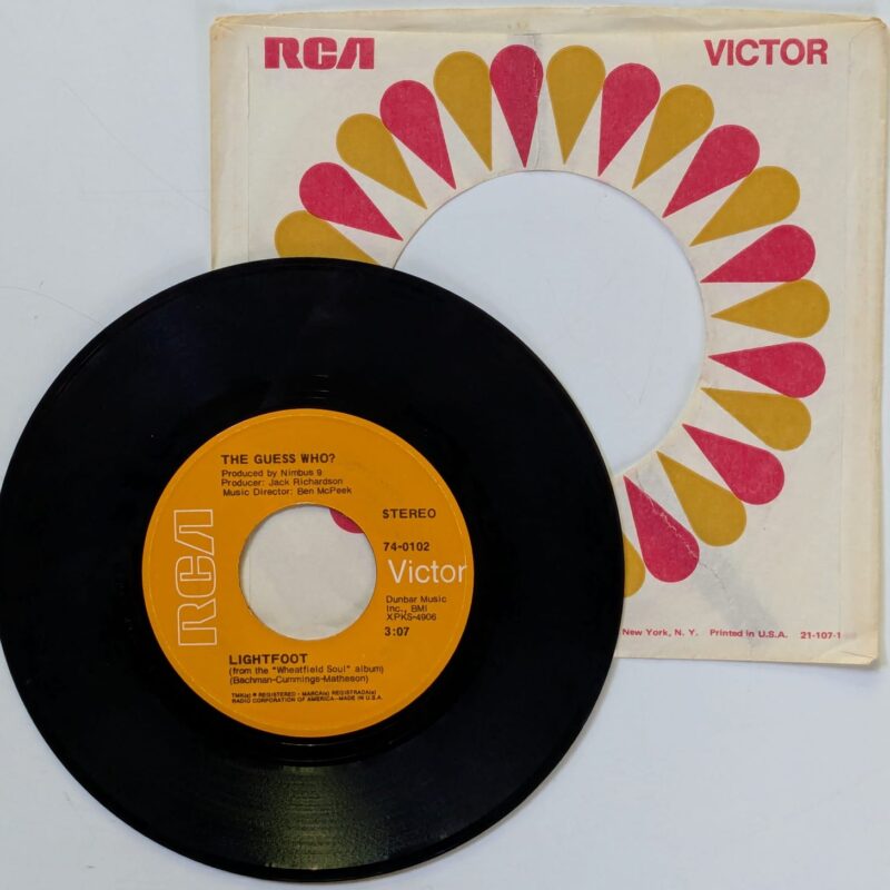 THE GUESS WHO - THESE EYES / LIGHTFOOT (1969) VINIL 7"
