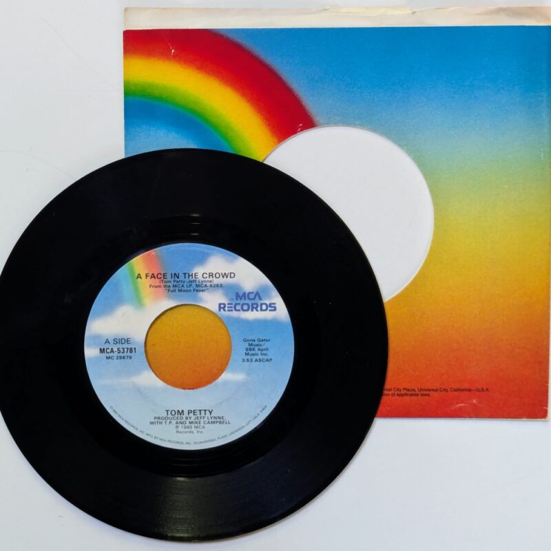 TOM PETTY - A FACE IN A CROWD / A MIND WITH A HEART OF ITS OWN (1989) VINIL 7"