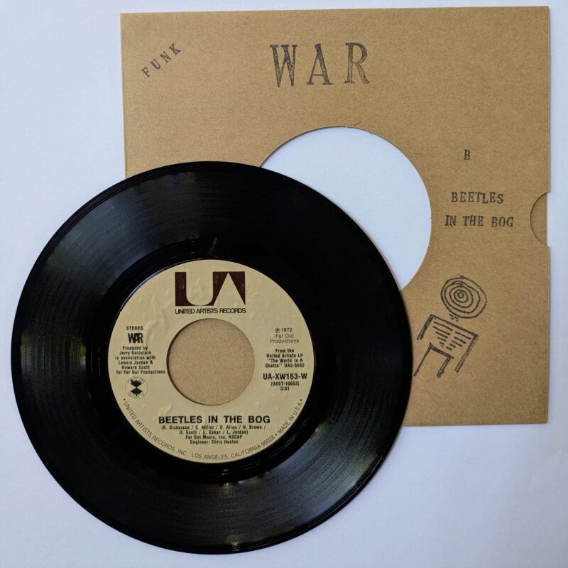 WAR - CISCO KID / BEETLES IN THE BOG (1972) VINIL 7"