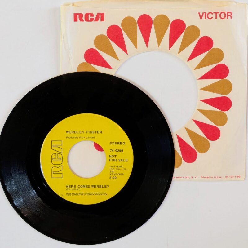 WERBLEY FINSTER - So Long, Paul / here comes werbley (1969) VINIL 7"