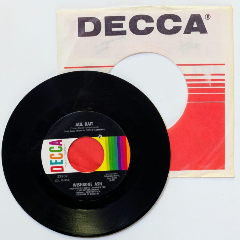WISHBONE ASH - JAIL BAIT / VAS DIS (1971) VINIL 7"