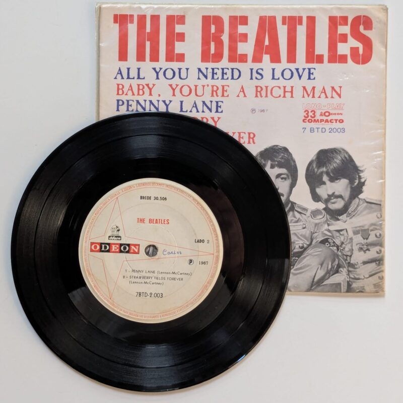 THE BEATLES - ALL YOU NEED IS LOVE (1967) VINIL 7"