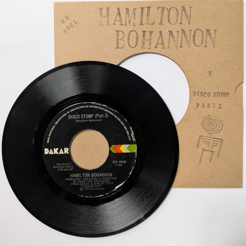 HAMILTON BOHANNON - DISCO STOMP PT. 1 e 2 (1975) VINIL 7"