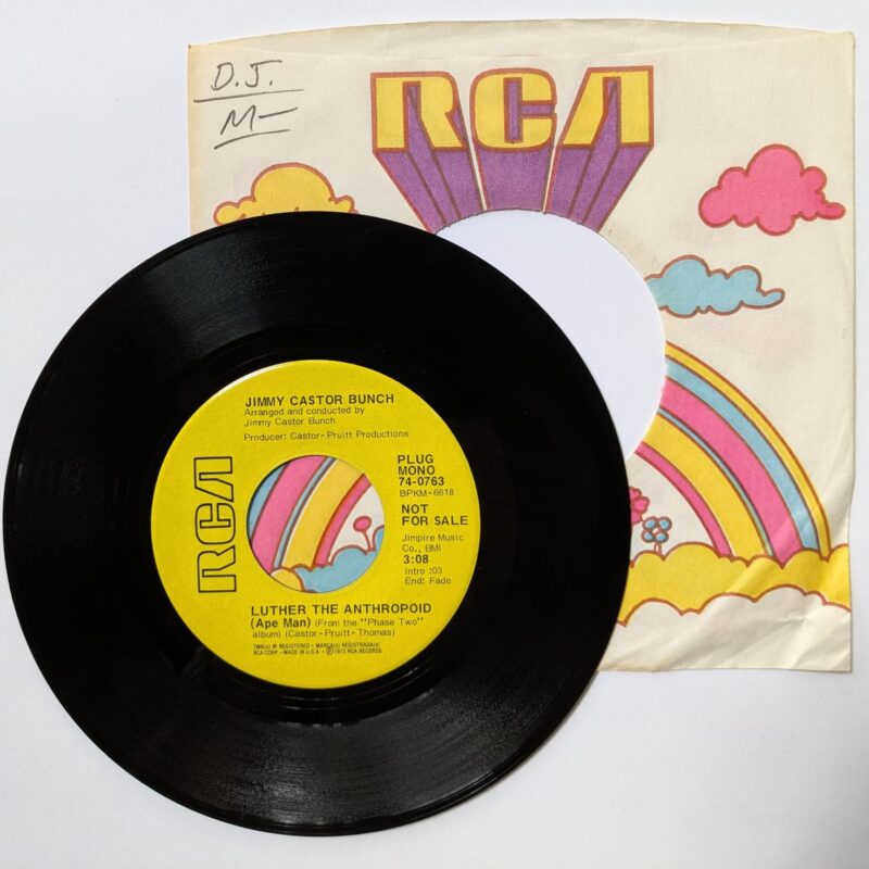 THE JIMMY CASTOR BUNCH - LUTHER THE ANTHROPOID (APE MAN) / PARTY LIFE (1972) VINIL 7"