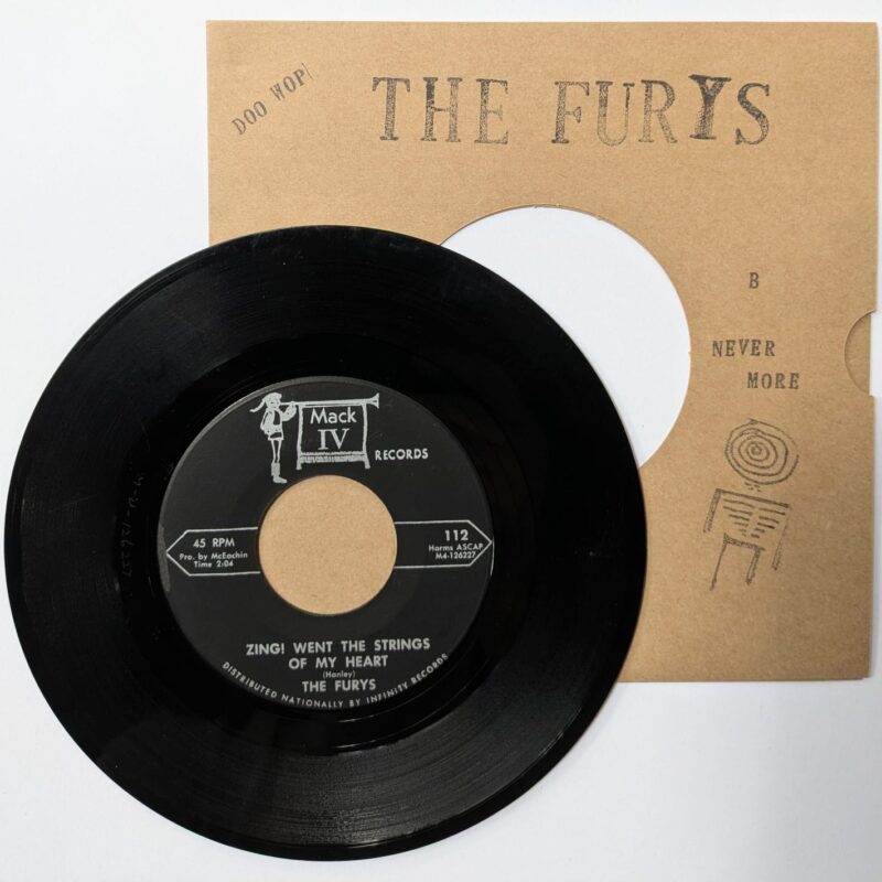 THE FURYS - ZING! WENT THE STRINGS OF MY HEART / NEVER MORE (1962) VINIL 7"