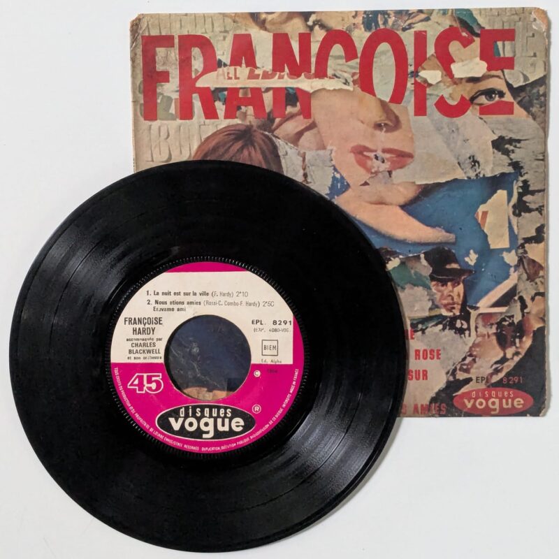 FRANÇOISE HARDY  - JE VEUX QU'IL REVIENNE / 1964 / VINIL 7"