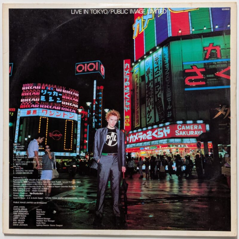 PUBLIC IMAGE LIMITED - LIVE IN TOKYO (1987) VINIL 12"