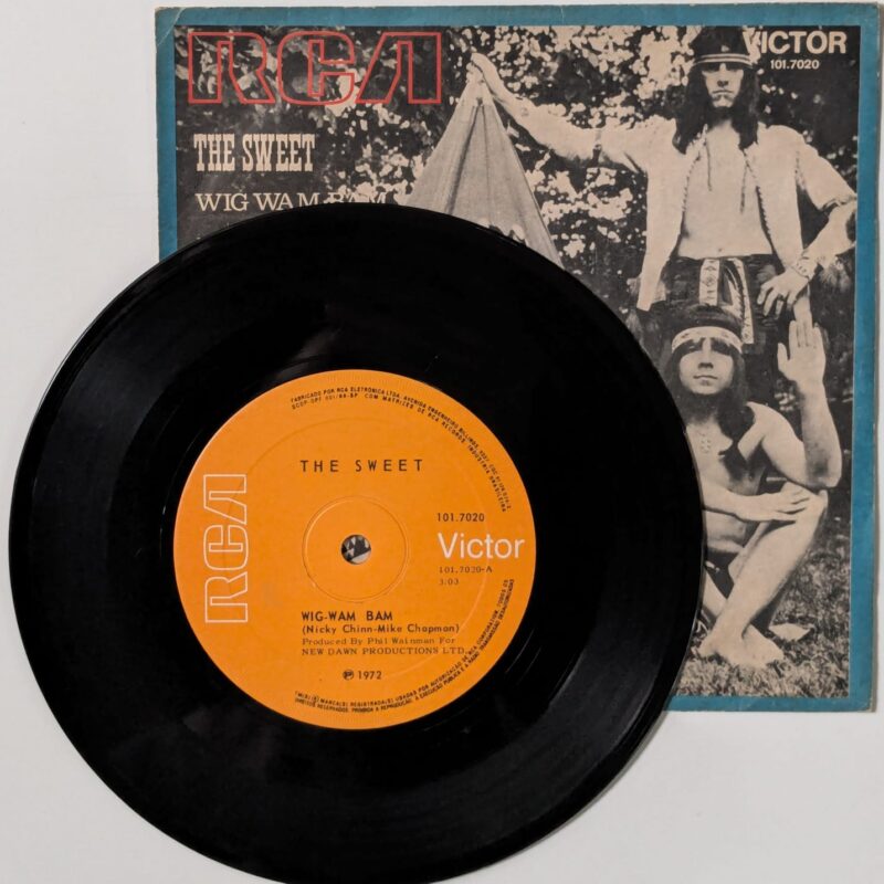 THE SWEET - WIG WAM BAM - NEW YORK CONNECTION / 1972 / VINIL 7"