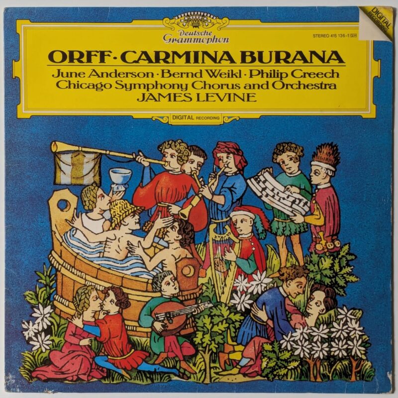 CARL ORFF - CARMINA BURANA: CANÇÕES PROFANAS (1985) VINIL 12"