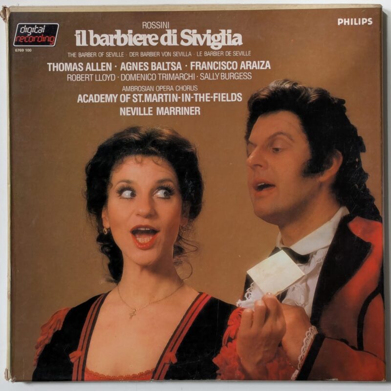 ROSSINI - IL BARBIERE DI SIVIGLIA (1984) VINIL 12"