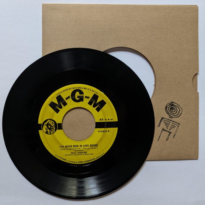 BILLY ECKSTINE / I'LL KNOW / I'VE NEVER BEEN IN LOVE BEFORE / 1950 / VINIL 7" (cópia)