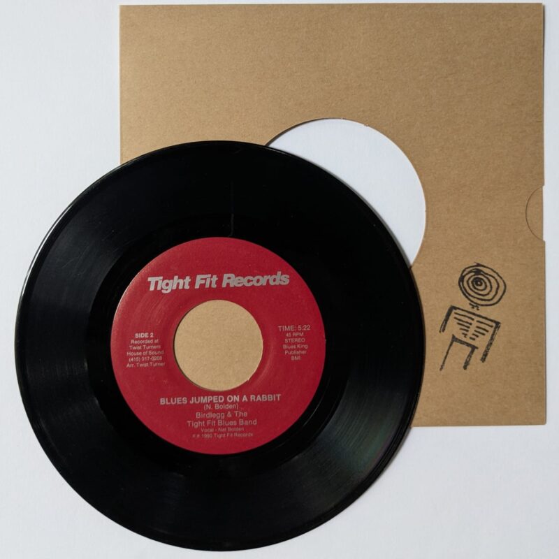 BIRDLEGG & THE TIGHT FIT BLUES BAND / GOOD TIME BLUES / BLUES JUMPED ON A RABBIT / 1990 / VINIL 7"