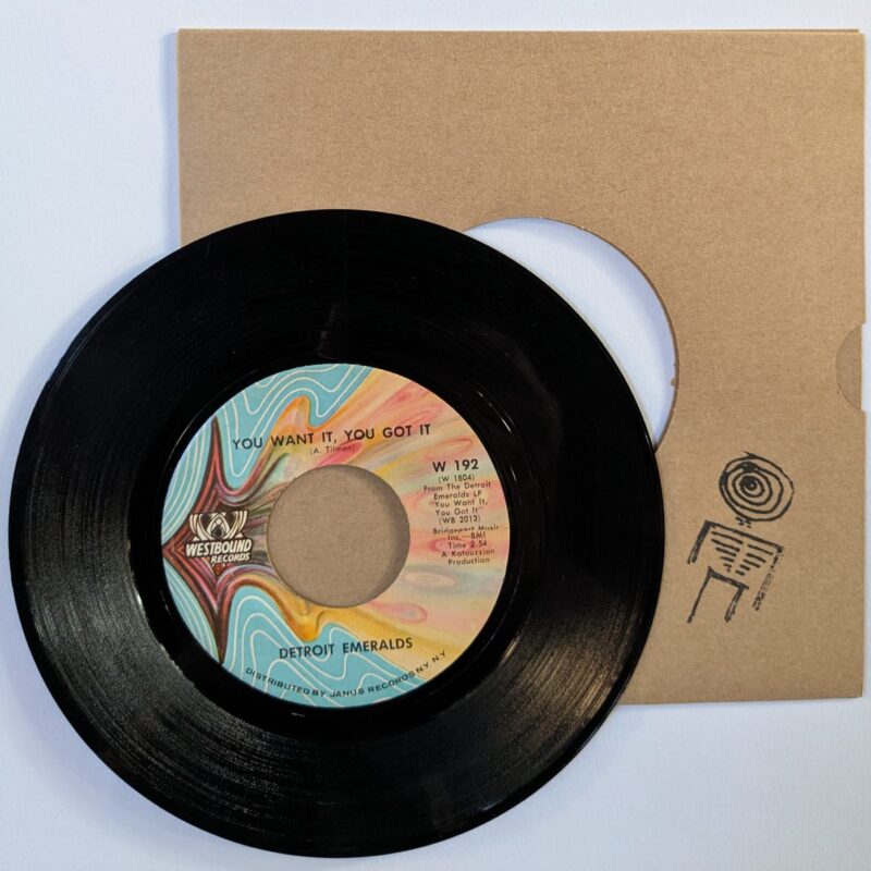 DETROIT EMERALDS / YOU WANT IT, YOU GOT IT / TILL YOU DECIDE TO COME HOME / 1971 / VINIL 7"