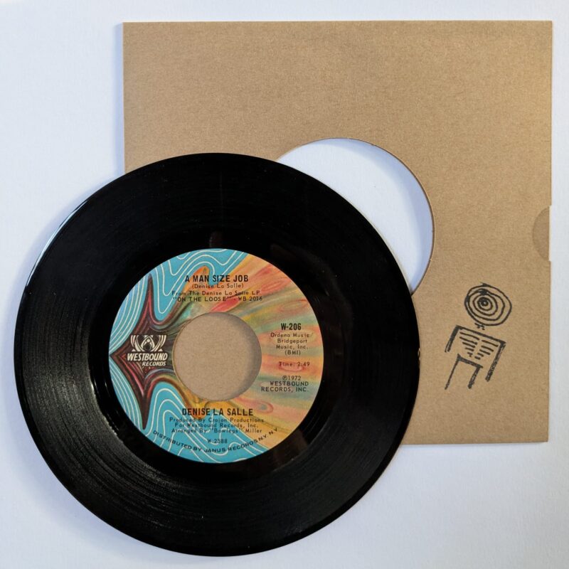 DENISE LASALLE / A MAN SIZE JOB / I'M OVER YOU / 1972 / VINIL 7"
