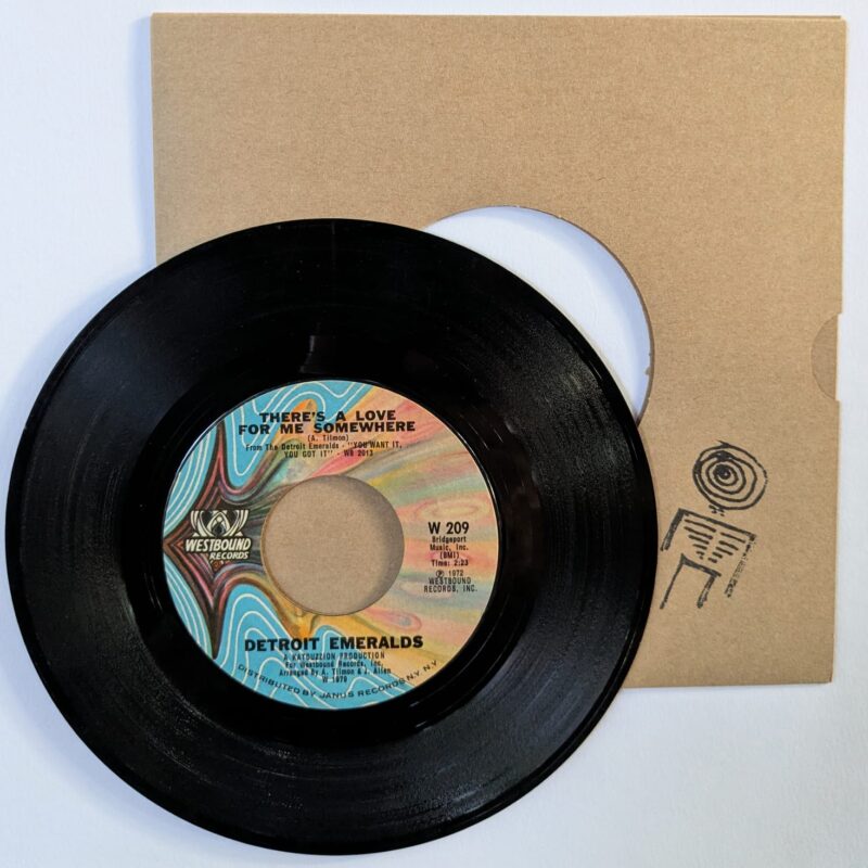 DETROIT EMERALDS / FEEL THE NEED IN ME / THERE'S A LOVE FOR ME SOMEWHERE / 1972 / VINIL 7"