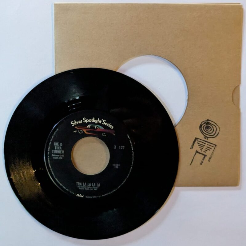 IKE & TINA TURNER / PROUD MARY / TRA LA LA LA LA / 1986 / VINIL 7"