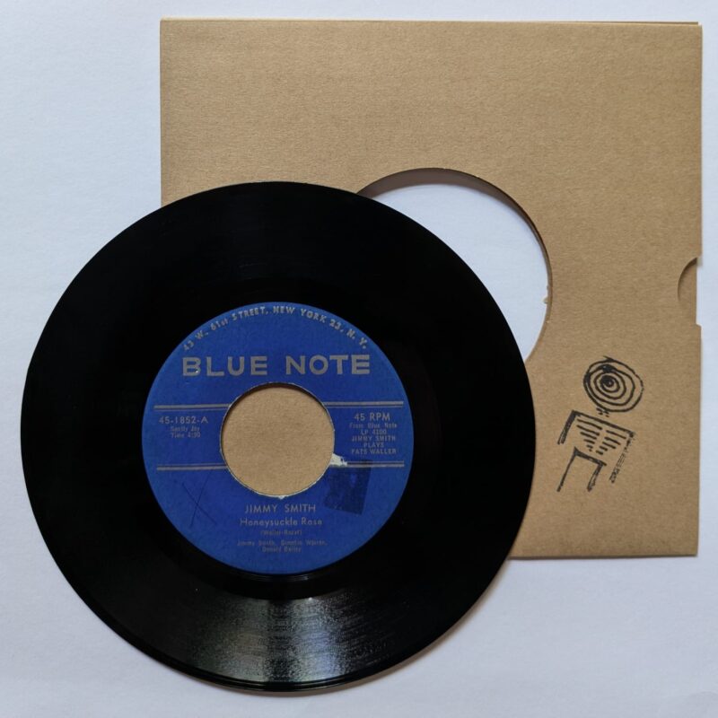 JIMMY SMITH / HONEYSUCKLE ROSE / LULU'S BACK IN TOWN / 1962 / VINIL 7"