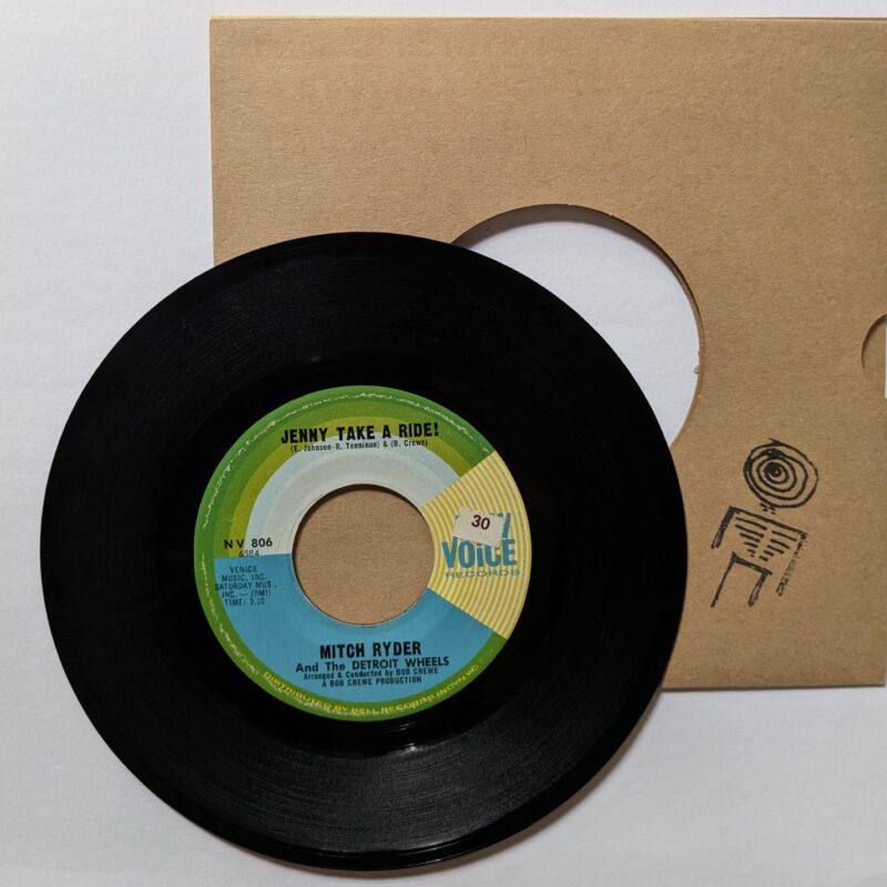MITCH RYDER  / JENNY TAKE A RIDE / BABY JANE (MO MO  JANE) / 1965 / VINIL 7"