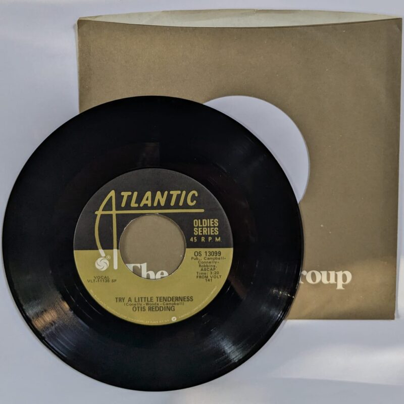OTIS REDDING / TRY A LITTLE TENDERNESS / SATISFACTION / 1984 / VINIL 7"