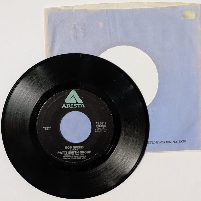 PATTI SMITH GROUP / BECAUSE THE NIGHT / GOD SPEED  / 1979 / VINIL 7"