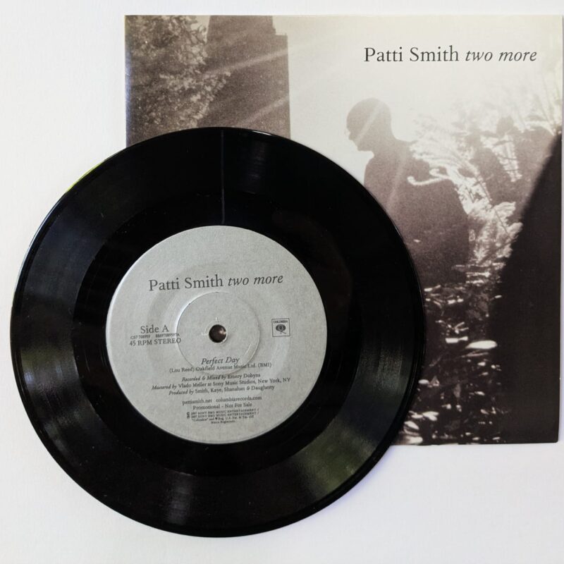 PATTI SMITH / PERFECT DAY / HERE I DREAMT I WAS AN ARCHITECT / 2007 / VINIL 7"