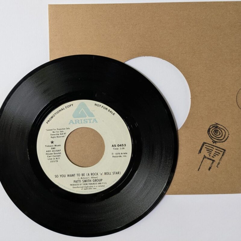 PATTI SMITH GROUP / SO YOU WANT TO BE A ROCK STAR / 54321 - FIRE OF UNKNOWN ORIGIN / 1979 / VINIL 7"