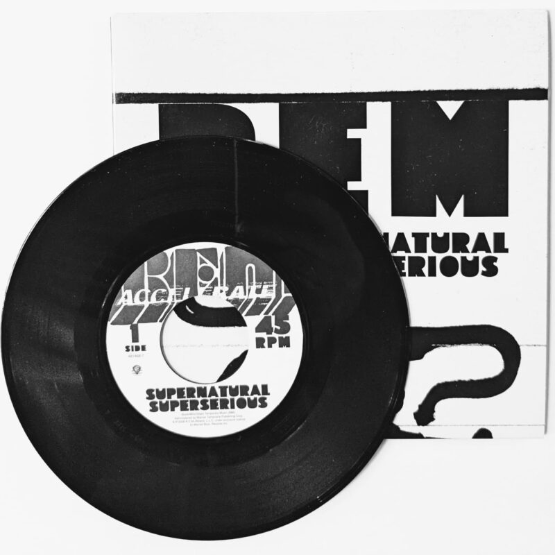 REM / SUPERNATURAL SUPERSERIOUS / AIRLINER / 2008 / VINIL 7"