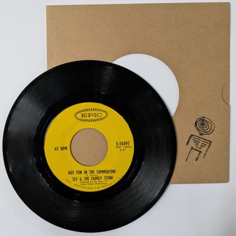 SLY & THE FAMILY STONE  / HOT FUN IN THE SUMMERTIME / FUN / 1969 / VINIL 7"