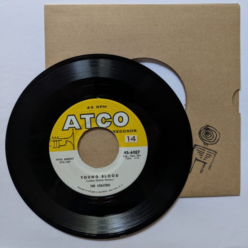 THE COASTERS / YOUNG BLOOD / SEARCHIN' / 1967 / VINIL 7"